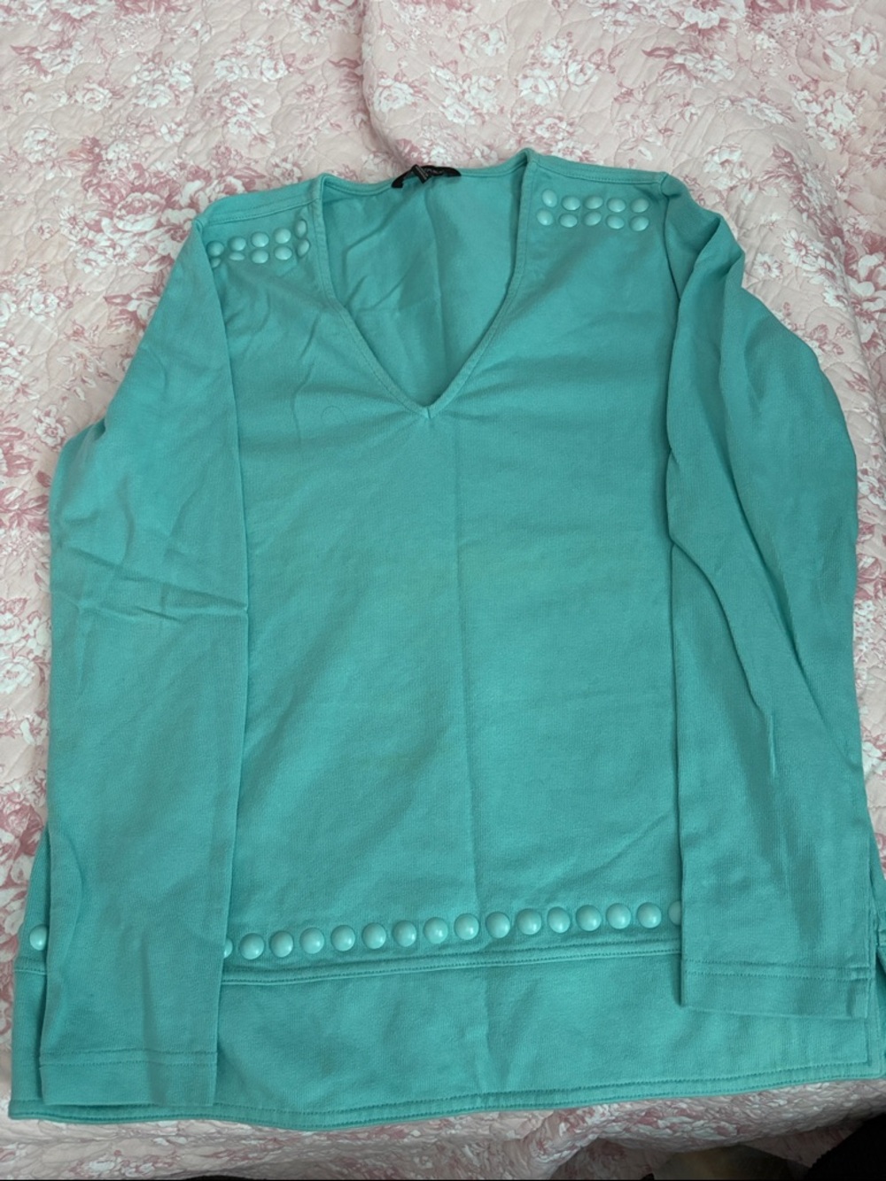 Banana Republic Aqua Crewneck Sweater